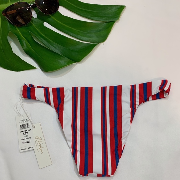 NWT 2PC SET‎ B Swim PUSH UP Bikini Top + Hipster Bottom Small Medium Large - Picture 7 of 8